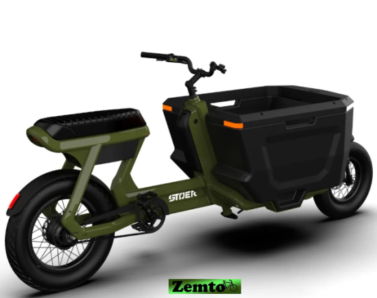 Preview: Elektro Transportfahrrad  CargoX, 2 Rad, mit Code, Hydr. Bremsen,  versch. Farben